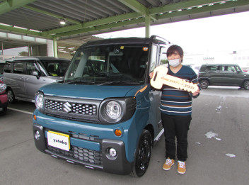 ご納車おめでとうございます♪＊スペーシアギア＊